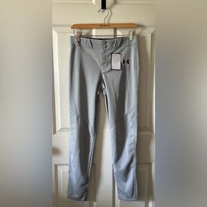 Under‎ Armour Boys Grey Baseball Pants Size YL/JG/J-G NWT